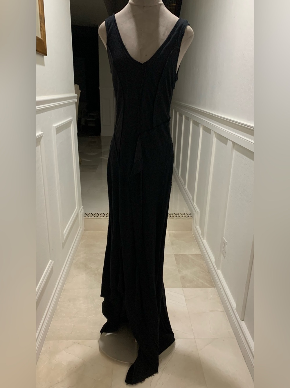 Jason Wu Collection Wool Chiffon Asymmetric Gown Size 8